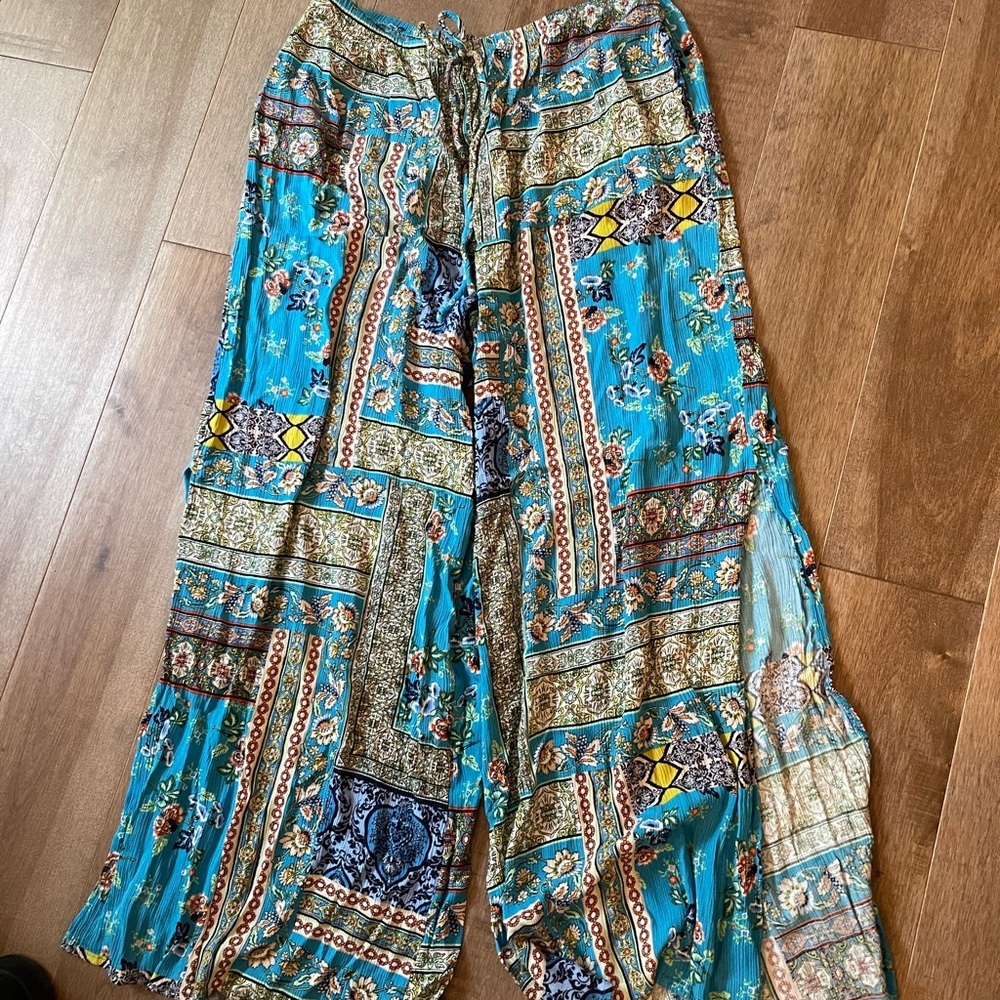 Floral Palazzo Style Pant